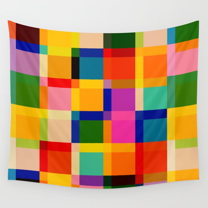 Colorful Windows Wall Tapestry Gallery Image 4