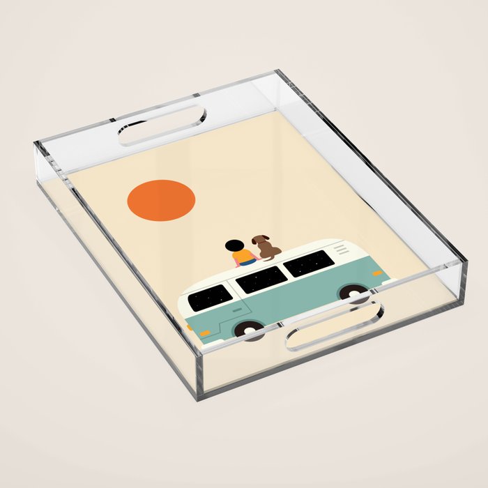 Slow Down Acrylic Tray Gallery Image 1