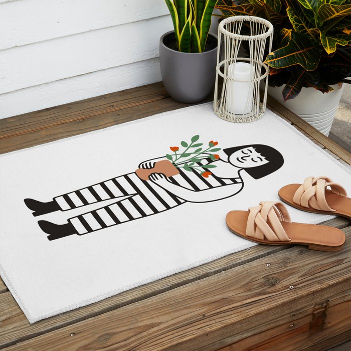 Nurture in Bloom Outdoor Rug Gallery Image 2