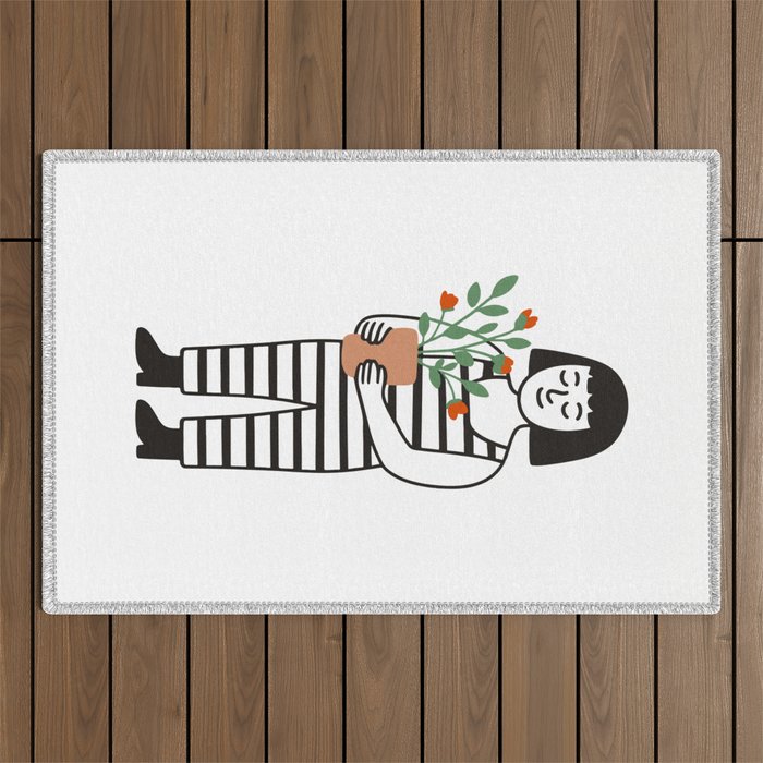 Nurture in Bloom Outdoor Rug Gallery Image 1