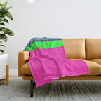 stripe study 43 Throw Blanket Gallery Image 1