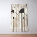 Abstract Minimal Shapes 25 Window Curtain Gallery Image 3