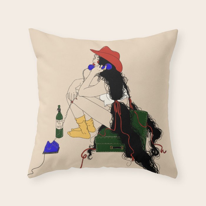 ready to go Throw Pillow Gallery Image 1