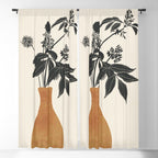 Minimal Abstract Art Vase Plant Window Curtain Gallery Image 5