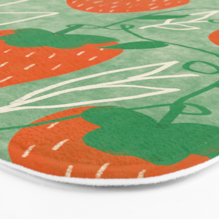 Strawberries Bath Mat Gallery Image 3