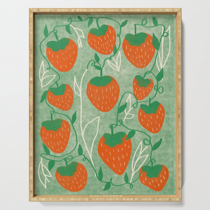 Strawberries Serving Tray Gallery Image 1