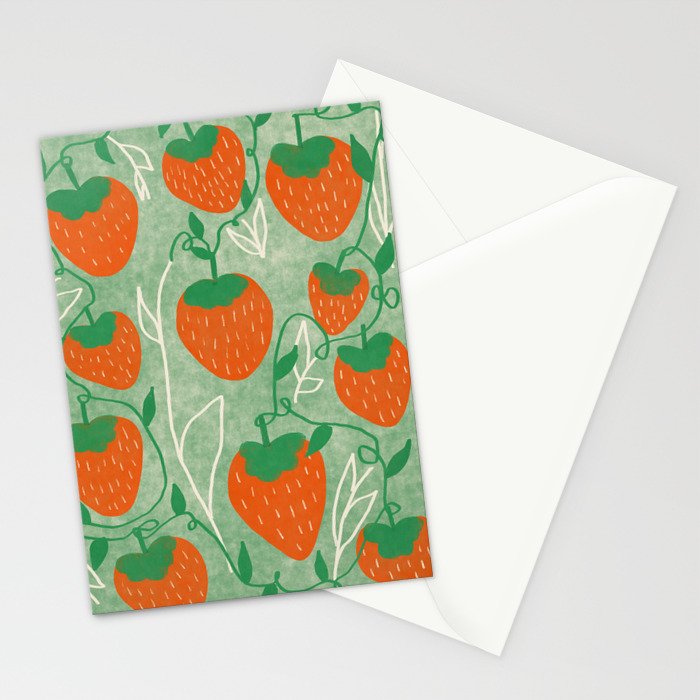 Strawberries Stationery Card Gallery Image 2