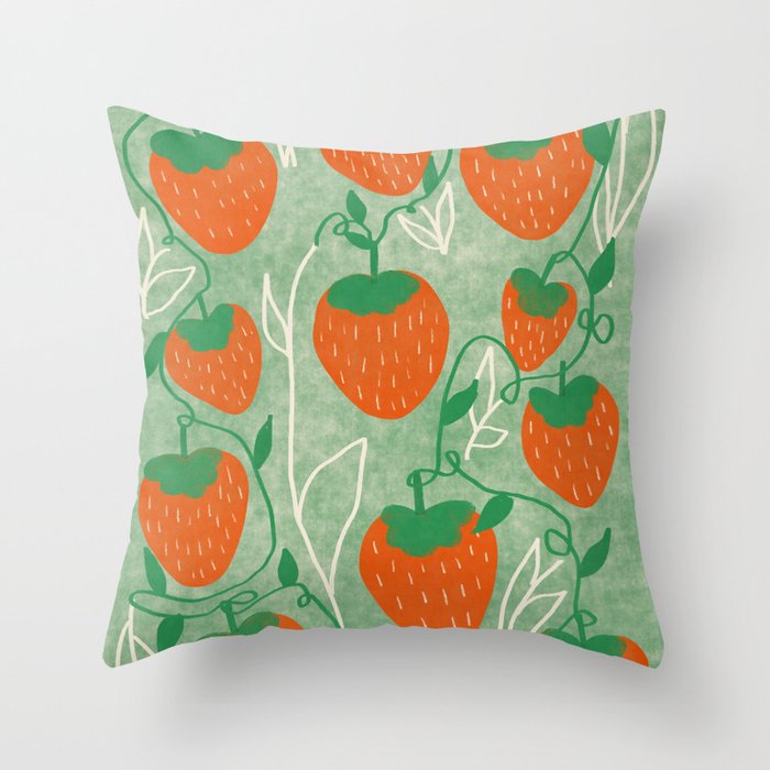 Strawberries Throw Pillow Gallery Image 6