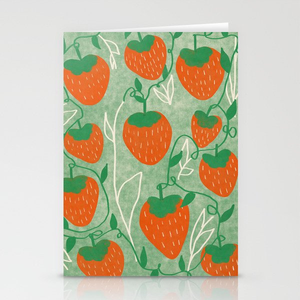 Strawberries Stationery Card Gallery Image 1