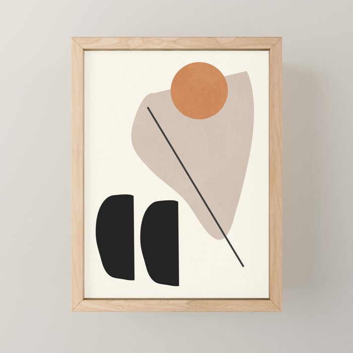 Abstract Shapes 61 Mini Art Print Gallery Image 1