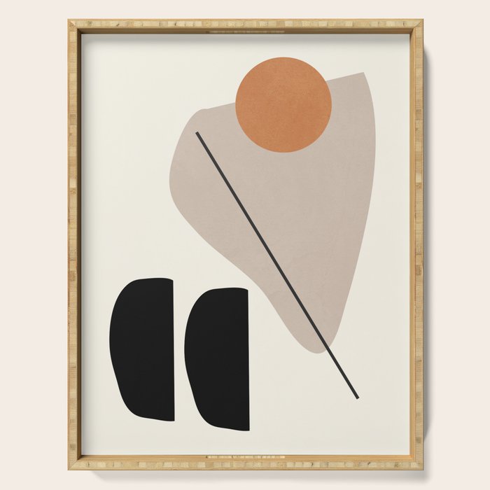Abstract Shapes 61 Serving Tray Gallery Image 1