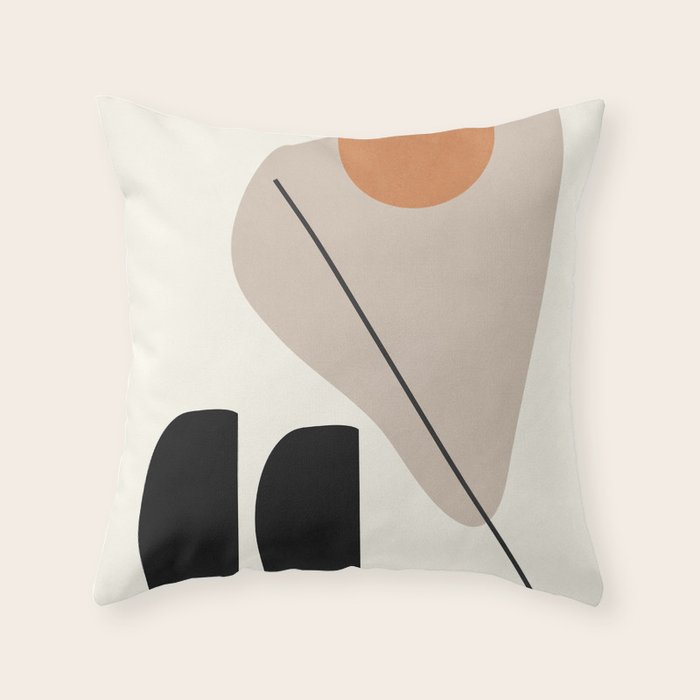 Abstract Shapes 61 Throw Pillow Gallery Image 6