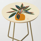 PLANT WITH COLOURFUL LEAVES  Side Table Gallery Image 2