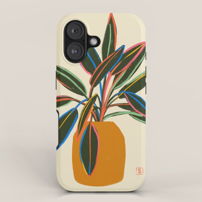PLANT WITH COLOURFUL LEAVES  iPhone Case Gallery Image 1