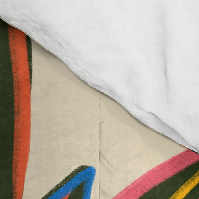 PLANT WITH COLOURFUL LEAVES  Comforter Gallery Image 4