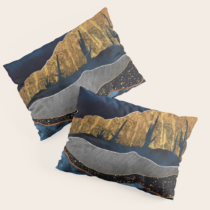 Midnight Desert Moon Pillow Sham Gallery Image 1