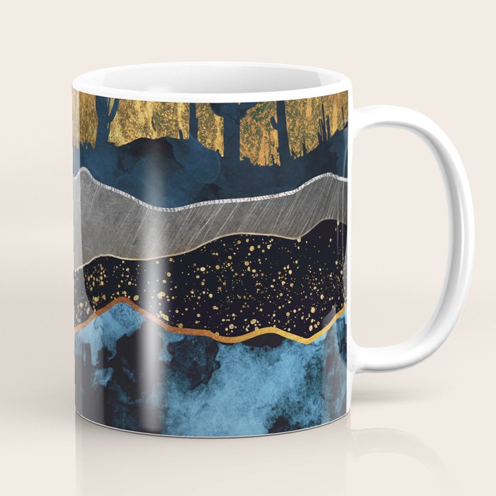 Midnight Desert Moon Coffee Mug Gallery Image 1