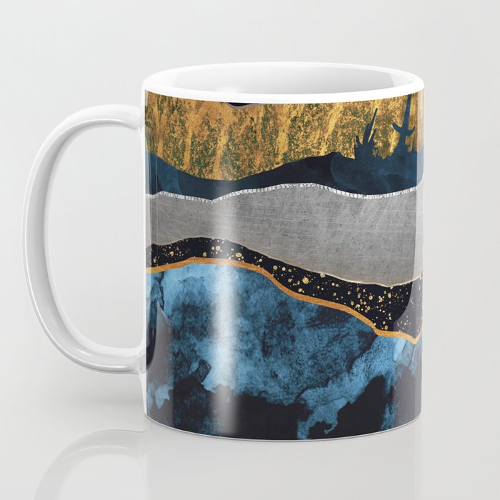 Midnight Desert Moon Coffee Mug Gallery Image 3