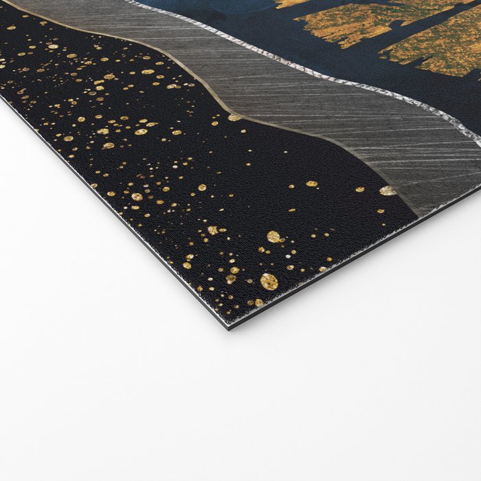 Midnight Desert Moon Welcome Mat Gallery Image 2