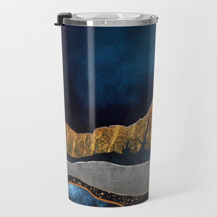 Midnight Desert Moon Travel Mug Gallery Image 3