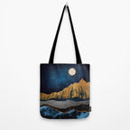 Midnight Desert Moon Tote Bag Gallery Image 2