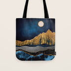 Midnight Desert Moon Tote Bag Gallery Image 1