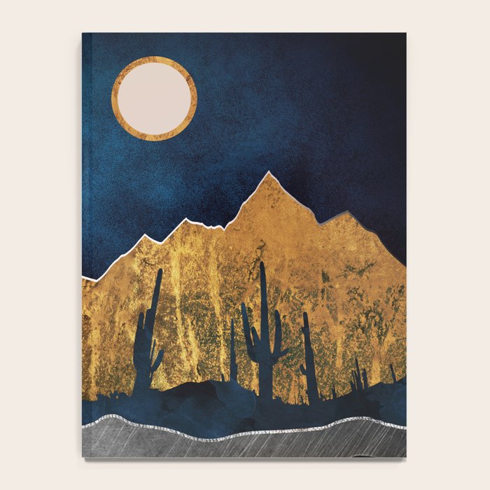 Midnight Desert Moon Notebook Gallery Image 4