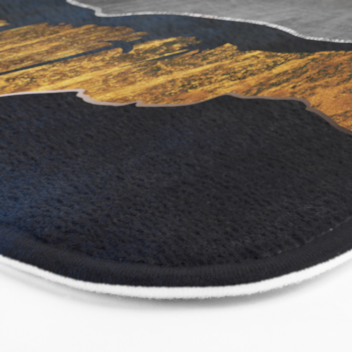 Midnight Desert Moon Bath Mat Gallery Image 3