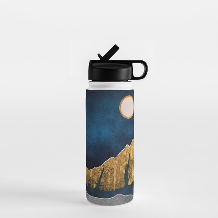 Midnight Desert Moon Water Bottle Gallery Image 1