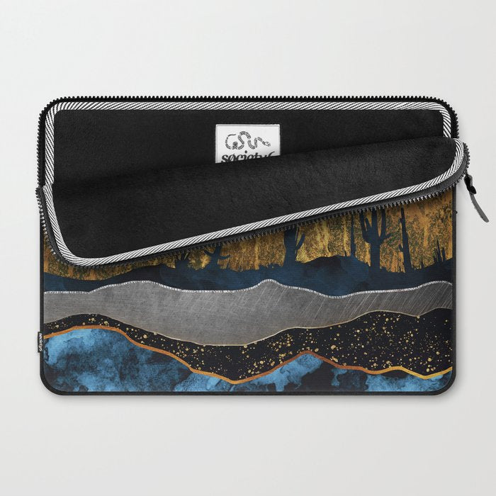 Midnight Desert Moon Laptop Sleeve Gallery Image 2