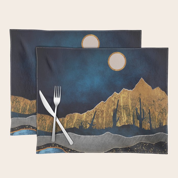 Midnight Desert Moon Placemat Gallery Image 1