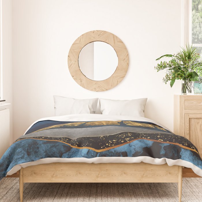 Midnight Desert Moon Duvet Cover Gallery Image 3