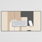 Minimal Geometric Shapes 76 Desk Mat Gallery Image 1