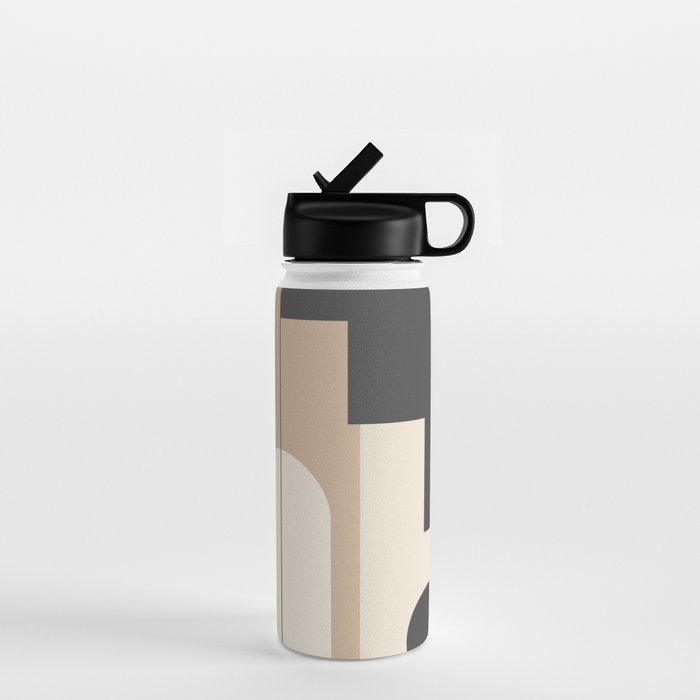 Minimal Geometric Shapes 76 Water Bottle Gallery Image 1