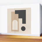 Minimal Geometric Shapes 76 Wall Mural Gallery Image 2