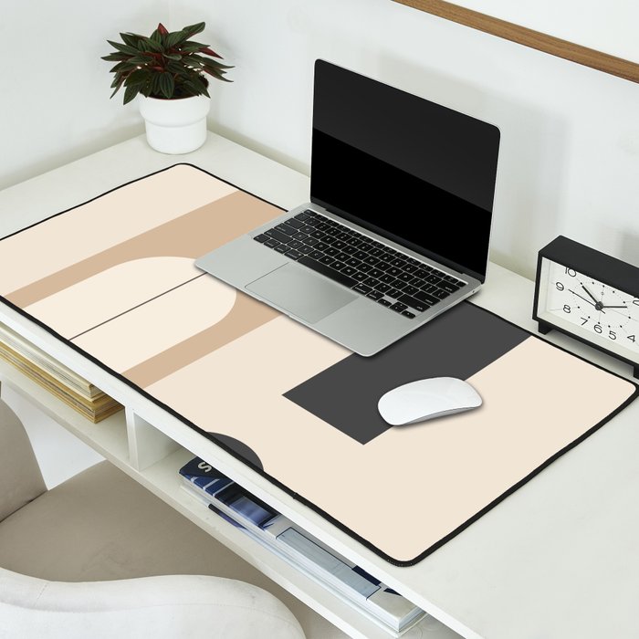 Minimal Geometric Shapes 76 Desk Mat Gallery Image 2