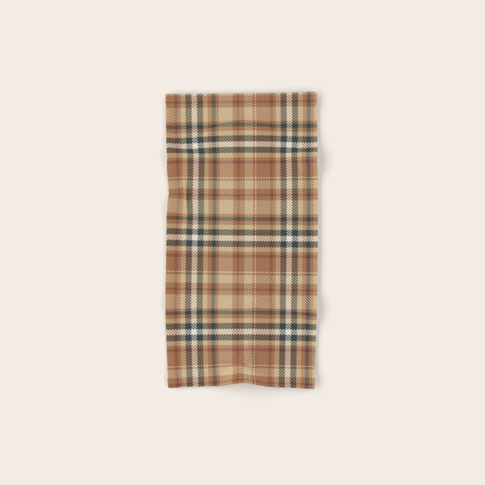 Cozy Autumn Plaid Bath Towel Gallery Image 1