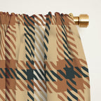 Cozy Autumn Plaid Window Curtain Gallery Image 2