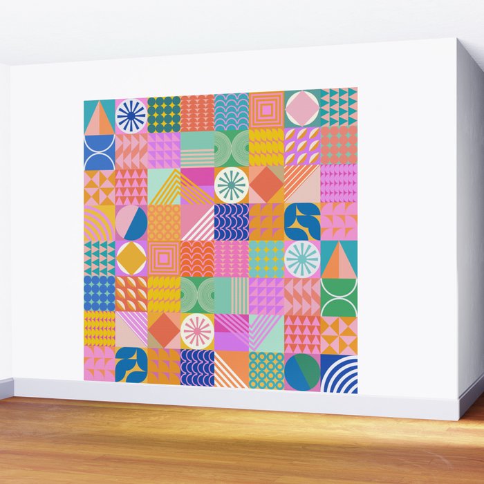 Shapes 81 Wall Mural Gallery Image 2
