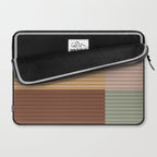 Color Block Line Abstract LII Boho Western Laptop Sleeve Gallery Image 2