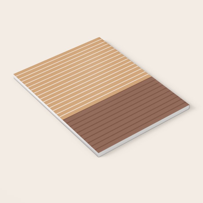 Color Block Line Abstract LII Boho Western Notebook Gallery Image 3