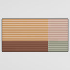 Color Block Line Abstract LII Boho Western Desk Mat Gallery Image 3