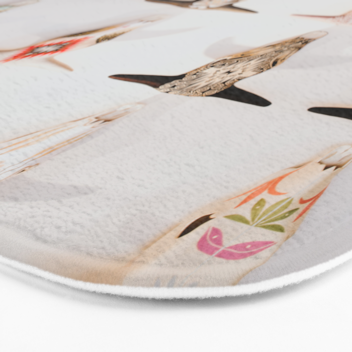 Bull Skulls - Mexican Folk Art Bath Mat Gallery Image 3