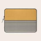 Sunrise / Sunset VI - Yellow & Black Laptop Sleeve Gallery Image 1