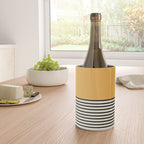 Sunrise / Sunset VI - Yellow & Black Wine Chiller Gallery Image 4