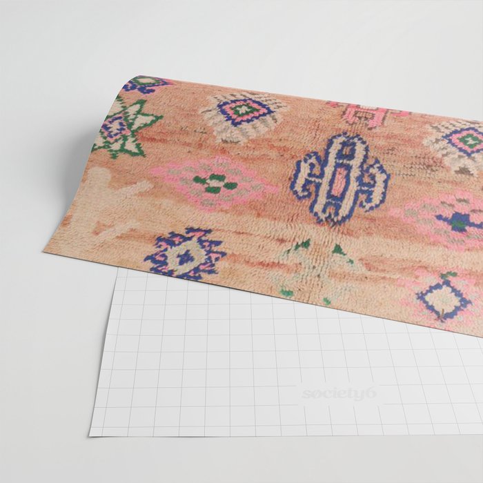 Moroccan Berber Traditional Carpet Wrapping Paper Gallery Image 2