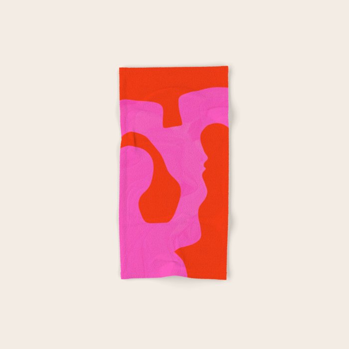 abstract red - imagine 1 Bath Towel Gallery Image 1