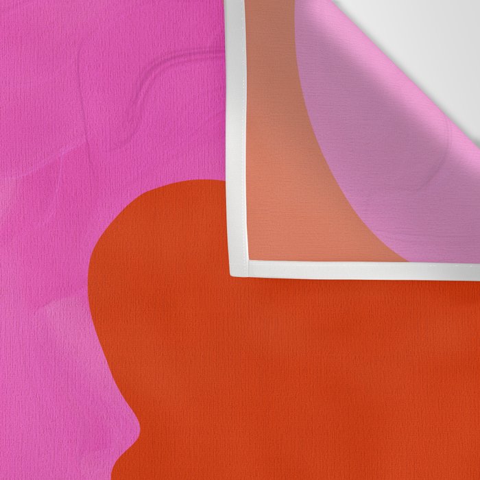 abstract red - imagine 1 Wall Tapestry Gallery Image 3