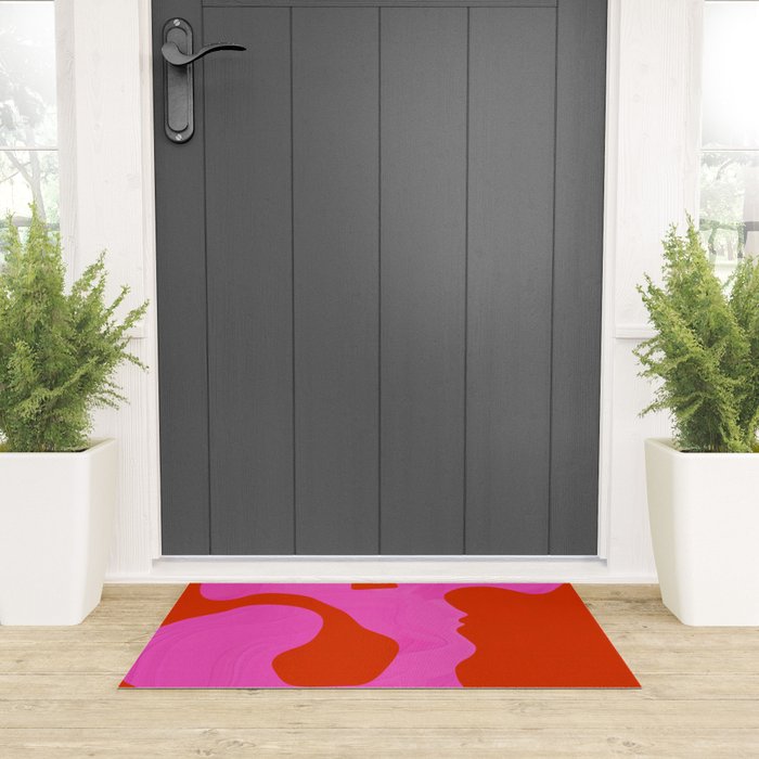 abstract red - imagine 1 Welcome Mat Gallery Image 3