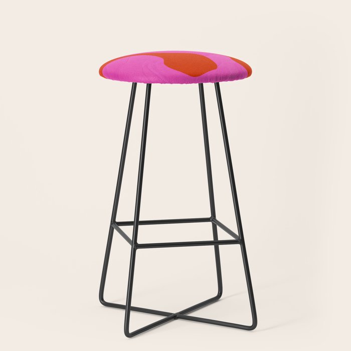 abstract red - imagine 1 Stool Gallery Image 1
